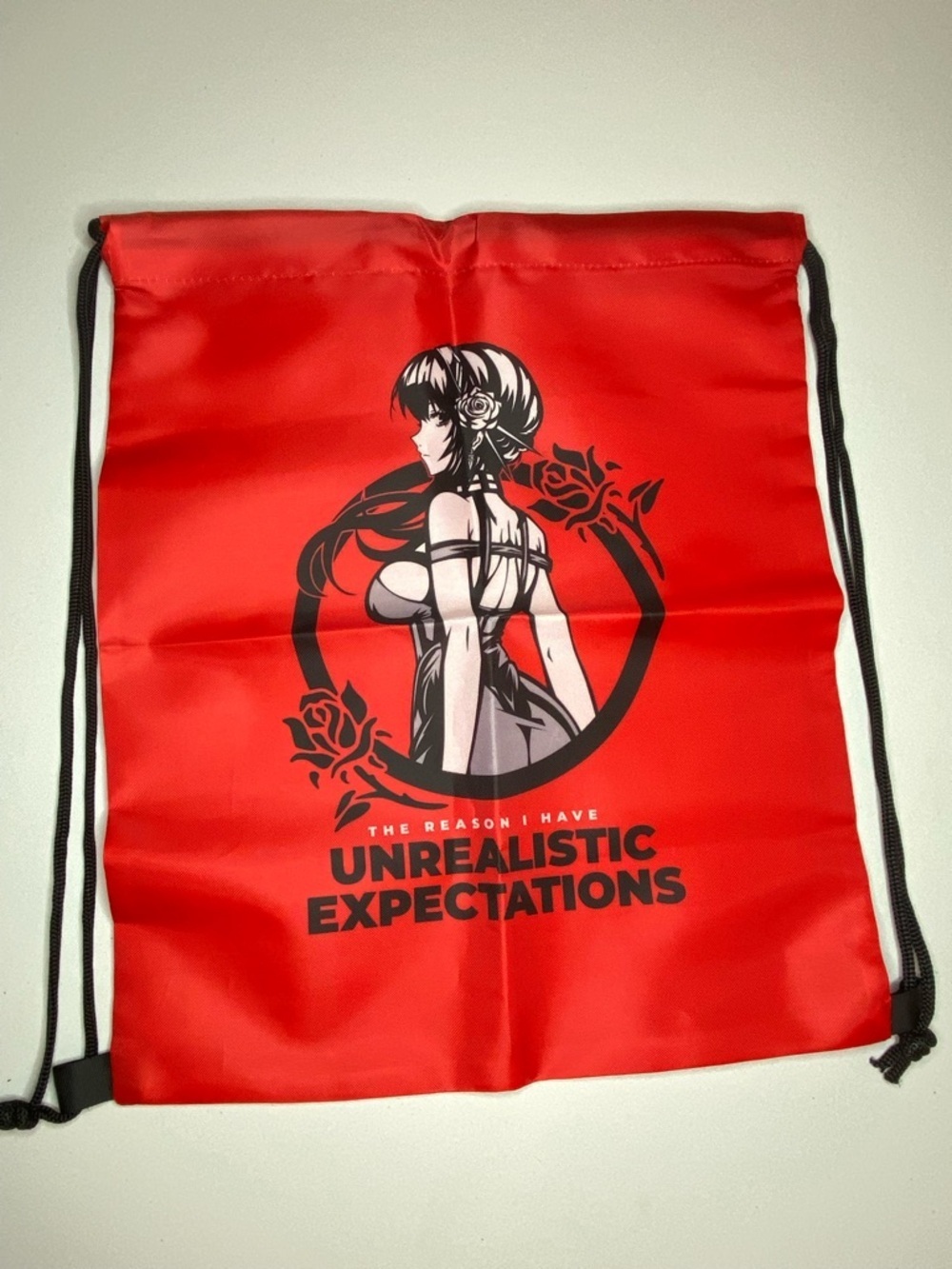 Otaku Box Yor Forger Spy X Family Drawstring Backpack Bag Unrealistic Expectatio